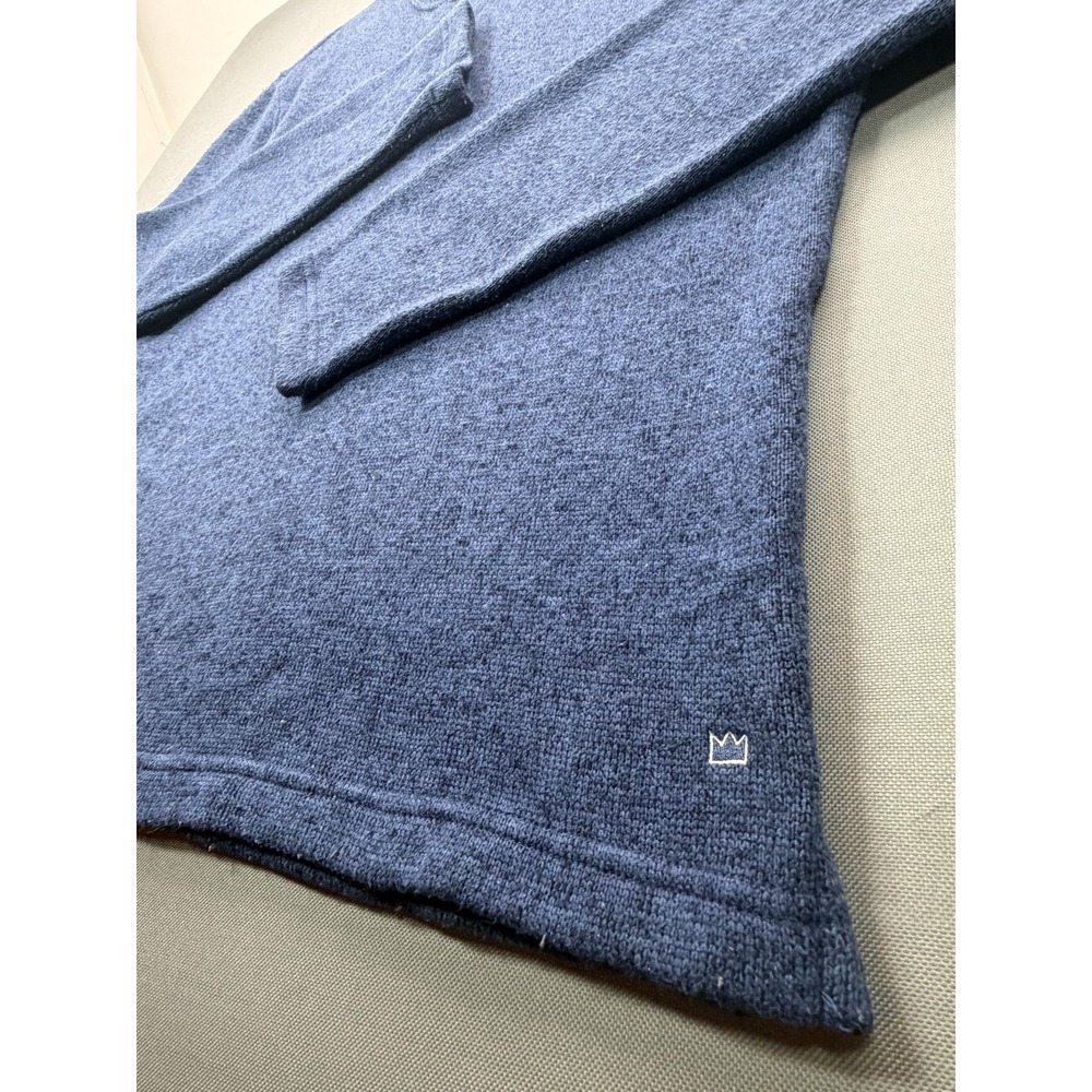 Crown & Ivy Sweater Fleece Pullover Heather Blue Crewneck | Men's Medium - Picture 9 of 10